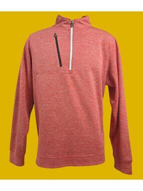 Footjoy Mens Coral Half Zip Golf Pullover Jacket Medium